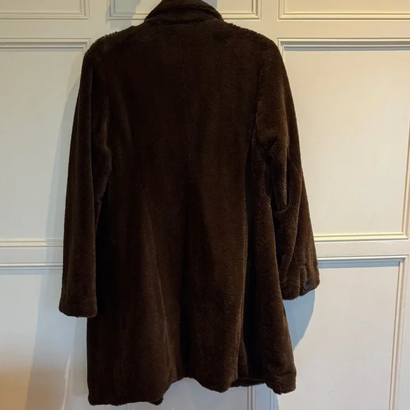 CAbi women’s faux fur brown jacket size M. Excellent condition - Picture 5 of 5